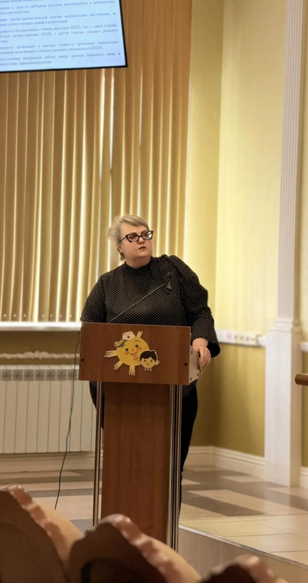 ГЛАВНЫЙ ДЕРМАТОВЕНЕРОЛОГ ОБЛАСТИ ВЫСТУПИЛА НА ДНЕ АКУШЕРА-ГИНЕКОЛОГА